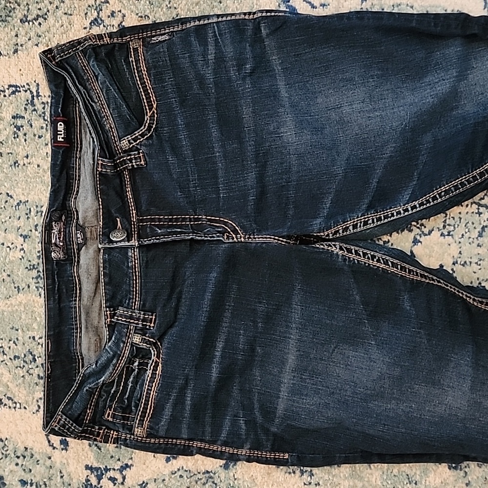 Silver Suki mid-straight jeans